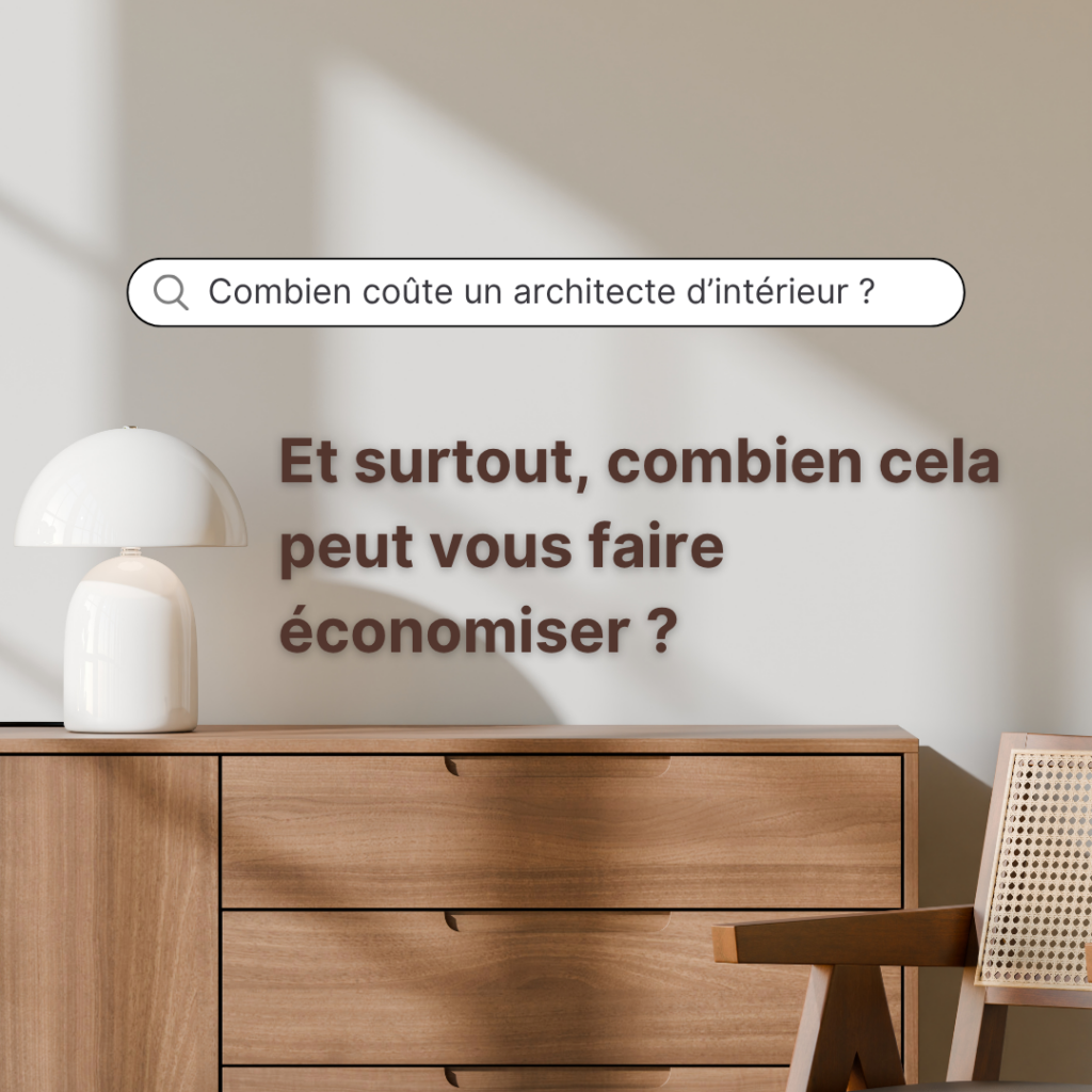 Combien coûte un architecte d'intérieur?